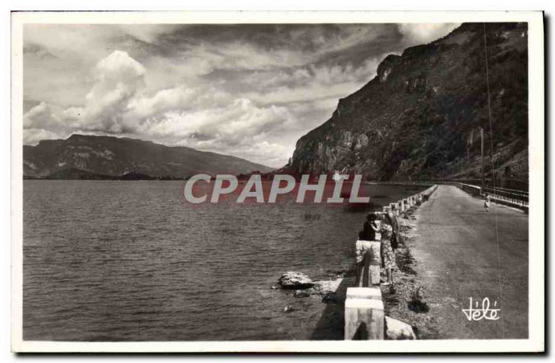 Postcard Modern Lake Bourget Route d & # 39Aix les Bains