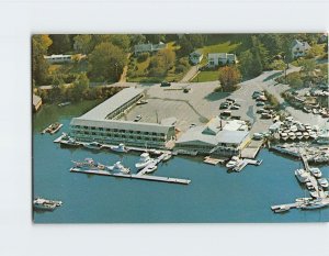 Postcard Browns Wharf, Boothbay Harbor, Maine