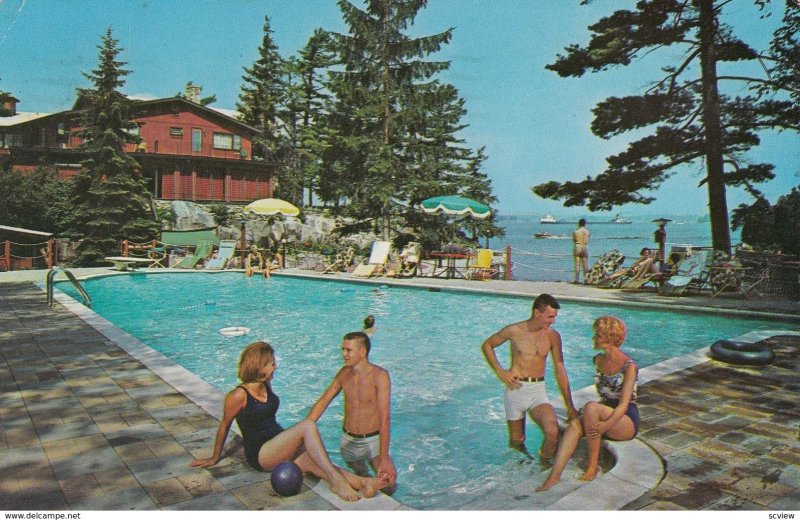 ALEXANDRIA BAY , New York , 1970 ; Swimming Pool , Pine Tree Point Club