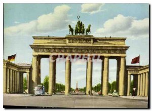 Postcard Modern Berlin Brandenburger Tor