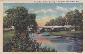 Minnesota Austin South Main Bridge Gateway To Lafayette Park