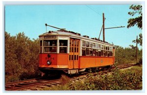 Seashore Trolley Museum Kennebunkport ME Maine Car 5734 Postcard (BU1)