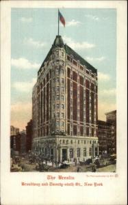 New York City THE BRESLIN Hotel Broadway & 29th c1905 Postcard EXC COND