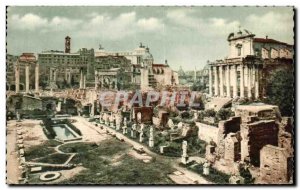 Old Postcard Roma Foro Romano Case deile