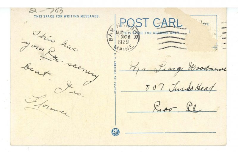 ME- Bar Harbor. Lafayette Nat'l Park, The Bowl, Champlain Mountain