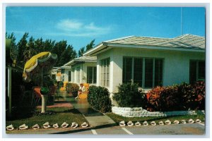 c1950's Cadillac Apartments Clearwater Beach Florida FL Vintage Postcard 