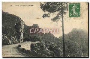 Old Postcard Corsica Calanches De Piana