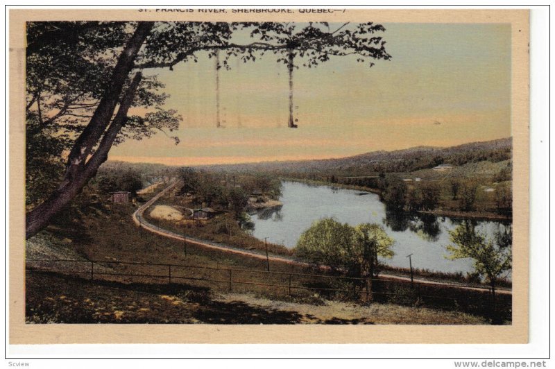 St Francis river , SHERBROOKE , Quebec , Canada , 1930s-40s