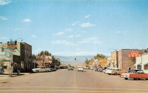 Roosevelt Utah Main Street Looking North Vintage Postcard TT0060