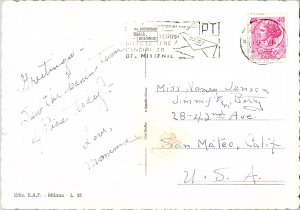 Multi-View Italy's Major Landmarks 1960s Postcard