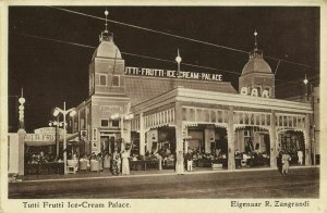 indonesia, JAVA SOERABAIA, Zangrandi's Tutti Frutti Ice-Cream Palace (1930s)