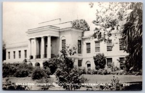 K47/ Walterboro South Carolina RPPC Postcard c1950s County Court House 43