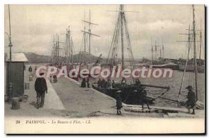 Postcard Old PAIMPOL basin Flot