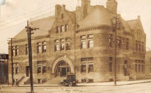 RPPC Post Office, Davenport, Iowa Scott Co. c1910s Bawden Photo Vintage Postcard