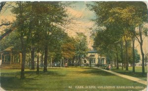 San Jose California North First St Litho Postcard Unused, Rows of Trees