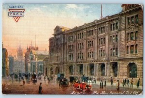 London England Postcard New General Post Office c1910 YMCA Oilette Tuck Art