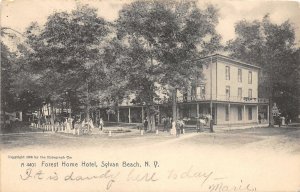 G49/ Sylvan Beach New York Postcard c1910 Forest Home Hotel Rotograph