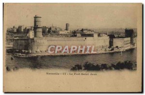 Old Postcard Marseille Fort St John