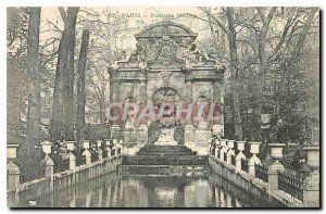 Old Postcard Paris Fountain Medicie