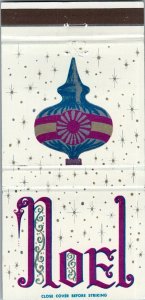 Vintage Matchbook Cover The National Bank of Georgia Noel Christmas MB174