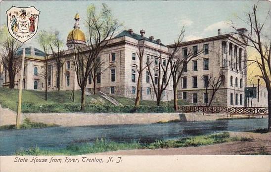 New Jersey Trenton State House From River