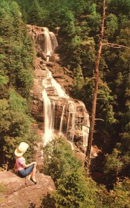 Postcard Whitewater Falls Highest Waterfalls Sumter Nat'l Forest South Carolina