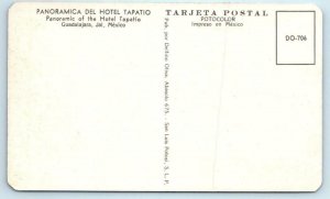 4 Postcards GUADALAJARA, Mexico ~ HOTEL EL TAPATIO Entrance Day/Night Pool 1950s