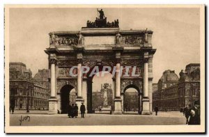 Paris Old Postcard L & # carousel triumph 39arc