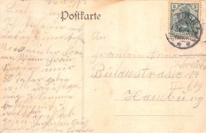 A177 Germany 1907 Eutin Voss Haus Restaurant Terrace Lake vintage postcard