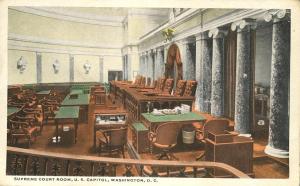 Supreme Court Room at U.S. Capitol - Washington, DC - WB