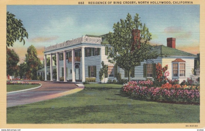 HOLLYWOOD, California, 1930-1940s ; Residence of Bing Crosby