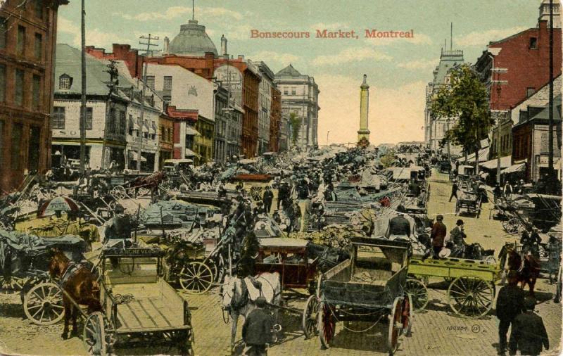 Canada - Quebec, Montreal. Bonsecours Market