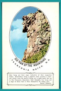 New Hampshire, Franconia Notch - Old Man Of The Mountains - [NH-323]