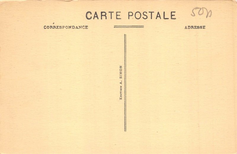 C005 France, Chaumont sur Loire, chambre de Catherine de Medici vintage postcard