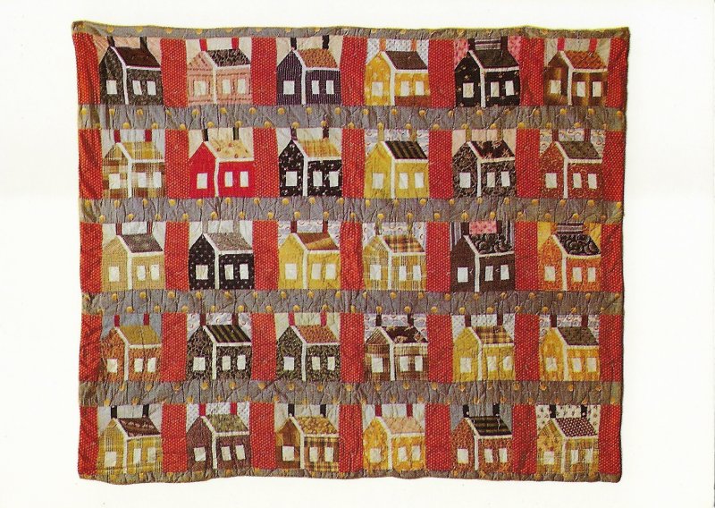 Schoolhouse Quilt c1890 as seen Yakima Valley Museum Washington 4 by 6