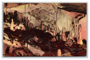 Temple of Silence Cave of the Winds Manitou Colorado CO UNP Linen Postcard W22