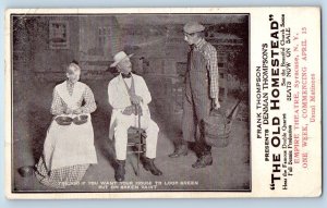 Syracuse NY Postcard Frank Thompson The Old Homestead Empire Theatre 1912 Posted