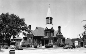 Real Photo Postcard Methodist Church in Osceola, Iowa~122609