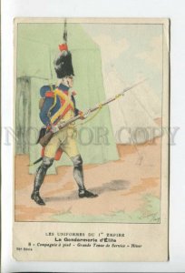 432632 French Propaganda gendarmerie uniforms of first empire Vintage postcard