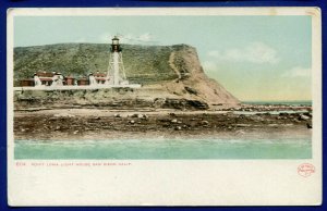 Point Loma Lighthouse San Diego California old postcard