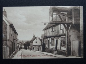 Suffolk WOODBRIDGE The Old Weighing Machine & THE OLD BELL INN c1913 Postcard