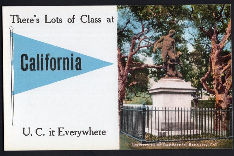 There's Lots of Class at California U.C. it Everywhere San Diego - Divided Back