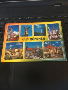 Vintage Postcard; Greetings From Munchen, Multi View