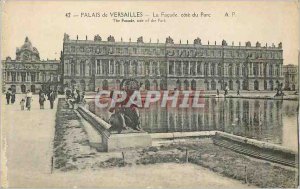 Postcard Old Versailles Palace Facade of Riviera Park