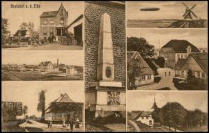 Germany Zeppelin Brockdorf Elbe Postcard 75153