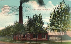 Vintage Postcard 1911 Waterworks Building Historic Landmark Salem Ohio Harry Pub