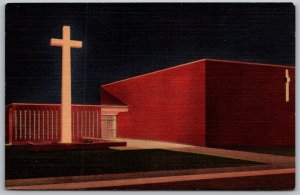 Albuquerque New Mexico 1940s Postcard Saint Timothy Evangelical Lutheran Church