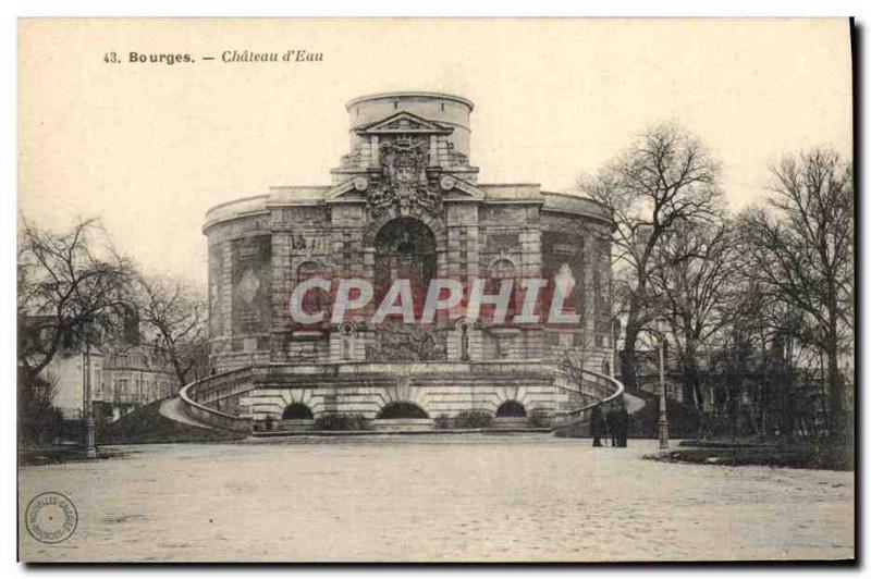 Old Postcard Chateau d & # 39eau Bourges