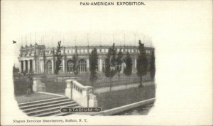 1901 Pan-American Expo Buffalo Private Mailing Card STADIUM