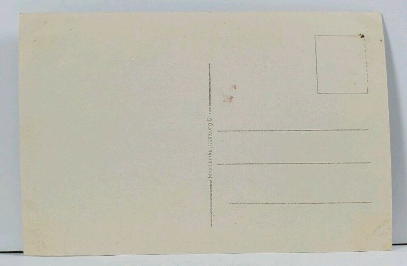 Germany Hamburg Mondnacht an der Alster rppc Postcard L9